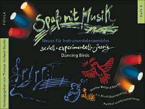 Dancing Birds für 4 Blockflöten  (SATB)  Partitur und Stimmen