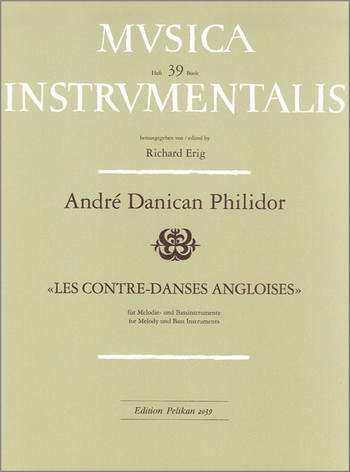 Les contre-danses angloises  für Melodieinstrument und Klavier  