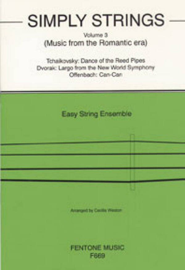 Simply Strings vol.3 3 pieces&nbsp;&nbsp;for easy string ensemble&nbsp;&nbsp;score and parts