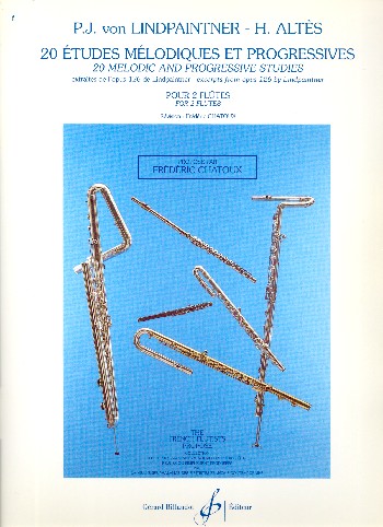 20 études mélodiques et progressives&nbsp;&nbsp;pour 2 flutes&nbsp;&nbsp;