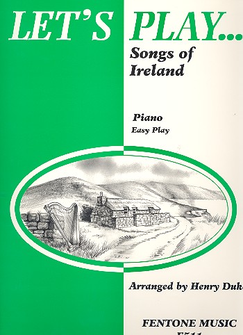 Let's play Songs of Ireland  for piano easy play  