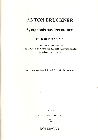Sinfonisches Präludium&nbsp;&nbsp;für Orchester&nbsp;&nbsp;Partitur