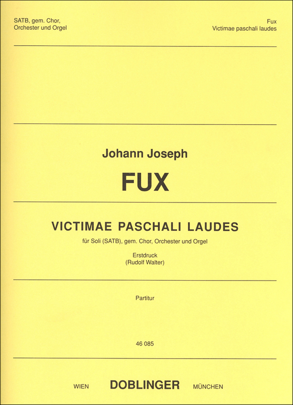 Victimae paschali laudes&nbsp;&nbsp;für Soli (SATB), Chor, Orgel&nbsp;&nbsp;und Orchester,   Partitur