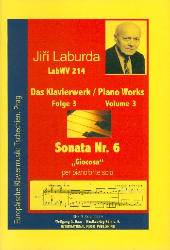 Sonate Nr.6 LABWV214&nbsp;&nbsp;für Klavier&nbsp;&nbsp;