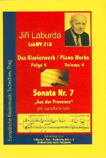 Sonate Nr.7 LABWV218&nbsp;&nbsp;für Klavier&nbsp;&nbsp;