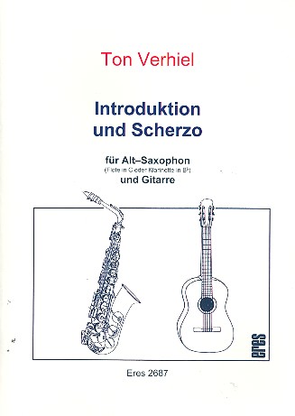 Introduktion und Scherzo  für Altsaxophon (Flöte, Klarinette)  und Gitarre