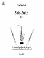 SOLO-SUITE NR.1 FUER  SAXOPHONE (OB, KLAR)  