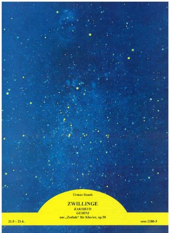 Zodiak op.50 Zwillinge (21.5-23.6.)&nbsp;&nbsp;für klavier&nbsp;&nbsp;