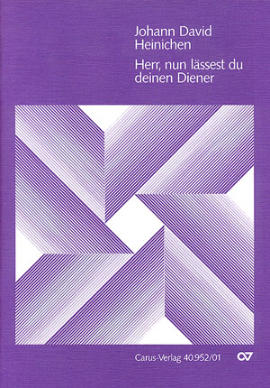 HERR NUN LAESSEST DU DEINEN&nbsp;&nbsp;DIENER FUER SOLI (SATB), CHOR,&nbsp;&nbsp;2 OB, VL UND BC,  PARTITUR