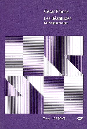 Les béatitudes für Soli,  Chor (SSTB) und Orchester  Klavierauszug (fr/dt)