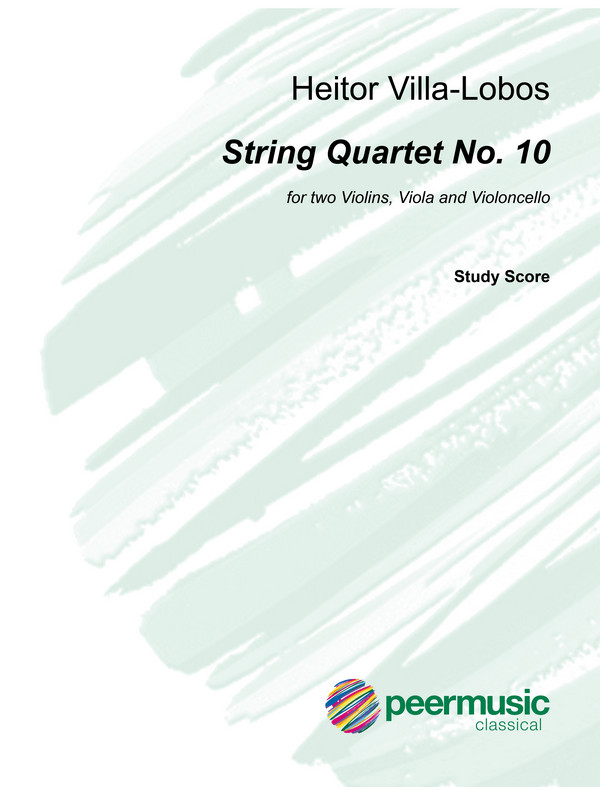 String Quartet no.10  for 2 violins, viola and violoncello  study score