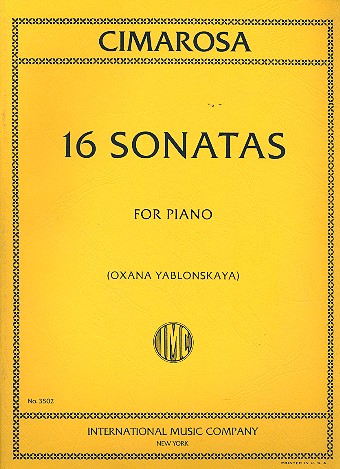 16 Sonatas  for piano  