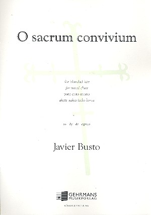O sacrum convivium for mixed  chorus a cappella  score