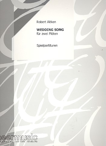 Wedding Song based on a Sioux Indian Love Song&nbsp;&nbsp;for 2 flutes&nbsp;&nbsp;2 scores