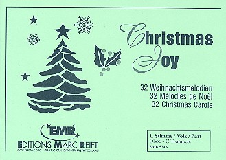 Christmas Joy - 32 Weihnachtsmelodien&nbsp;&nbsp;für Blasorchester&nbsp;&nbsp;1. Stimme (Oboe / Trompete in C)