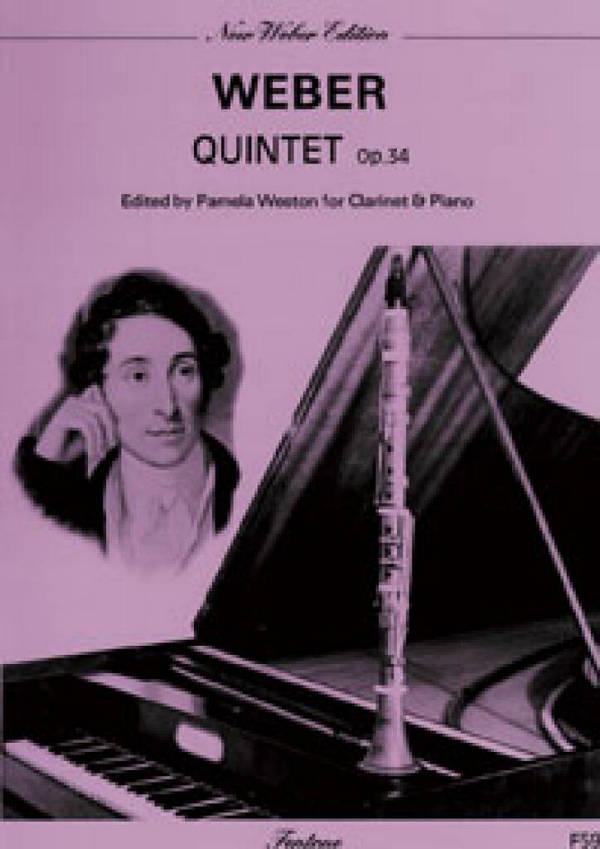 Quintet op.34 for clarinet and strings&nbsp;&nbsp;clarinet and piano&nbsp;&nbsp;