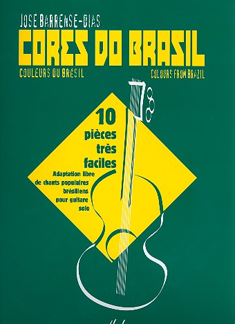 Cores do brasil 10 pièces&nbsp;&nbsp;très faciles pour guitare&nbsp;&nbsp;