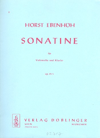 SONATINE OP.17,1 FUER&nbsp;&nbsp;VIOLONCELLO UND KLAVIER&nbsp;&nbsp;