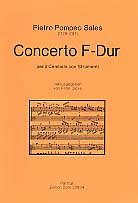 CONCERTO F-DUR PER IL CEMBALO  CON STROMENTI PARTITUR  DICKE, P., ED.