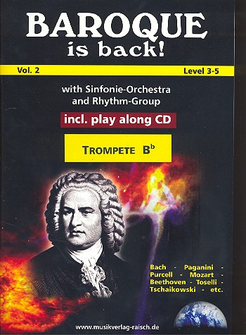 Baroque is back vol.2 (+CD)  für 1-2 Trompeten in B  