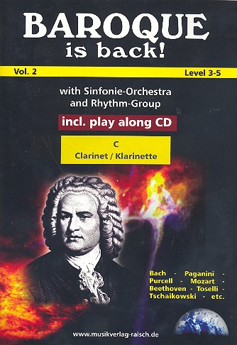 Baroque is back vol.2 (+CD)  für 1-2 Klarinetten in C  