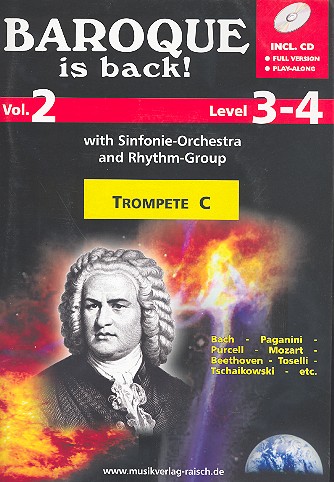 Baroque is back vol.2 (+CD)  für 1-2 Trompeten in C  