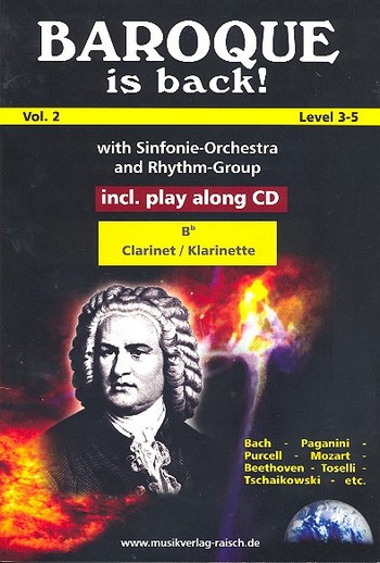 Baroque is back vol.2 (+CD)  für 1-2 Klarinetten in B  
