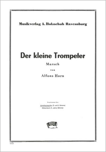 Der kleine Trompeter  für 1-2 Handharmonikas  Stimmen