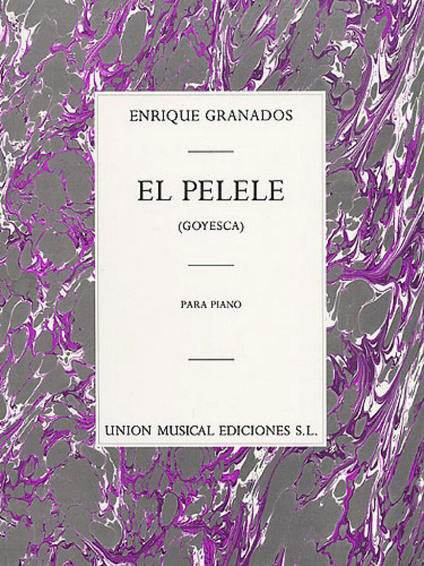 El Pelele de goyescas&nbsp;&nbsp;para piano&nbsp;&nbsp;