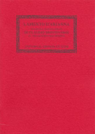 Lamento d'Arianna&nbsp;&nbsp;für 5 Stimmen (gem Chor) a cappella&nbsp;&nbsp;