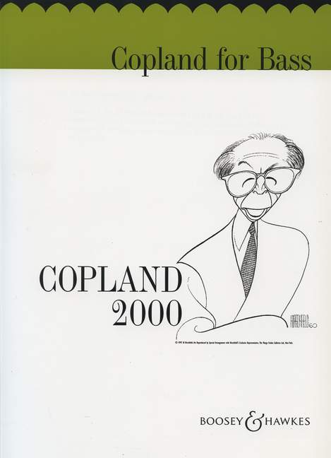 Copland for Doublebass&nbsp;&nbsp;für Kontrabass und Klavier&nbsp;&nbsp;Einzelstimme