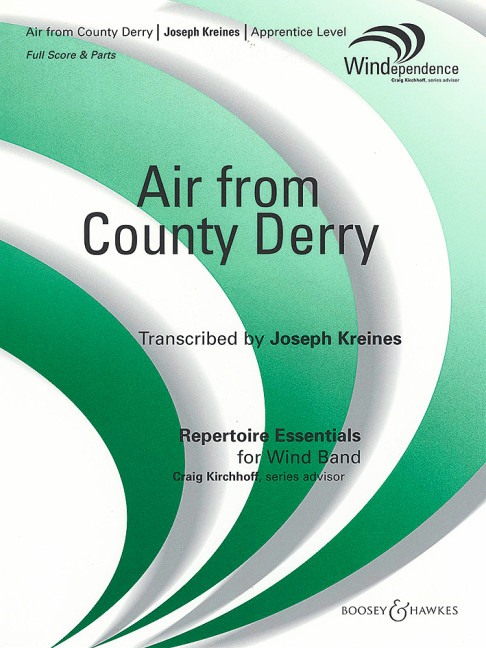 Air from County Derry&nbsp;&nbsp;für Blasorchester&nbsp;&nbsp;Partitur und Stimmen