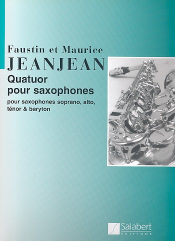 Quatuor pour saxophones&nbsp;&nbsp;pour 4 saxophones (SATB)&nbsp;&nbsp;partition et parties
