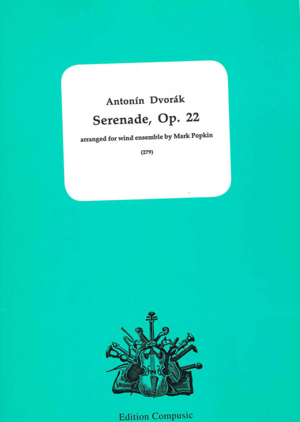 Serenade op.22 for wind sensmble&nbsp;&nbsp;(2 Flöte, 2 Oboen, 2 Klarinetten, 2 Hörner,&nbsp;&nbsp;2 Fagotte, Kontrafagott), score and parts