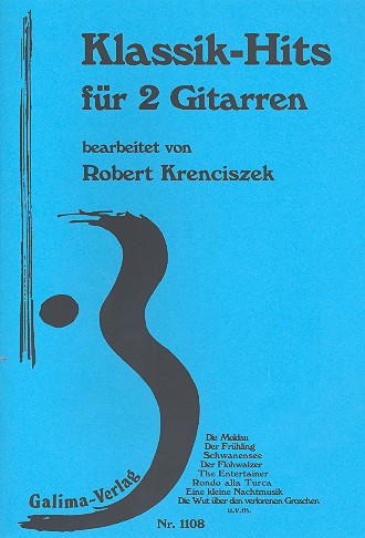 Klassik-Hits  für 2 Gitarren  Spielpartitur