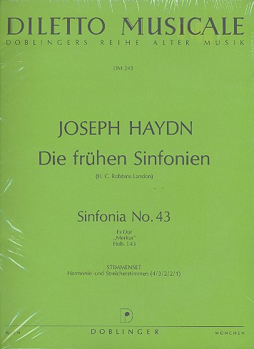 Sinfonie es-dur nr.43 hob.i:43&nbsp;&nbsp;für Orchester&nbsp;&nbsp;Stimmenset (harmonie und 4-3-2-2-1)