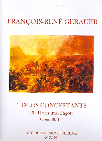 Duos concertants op.48,1-3  für Horn in F und Fagott  