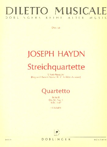 Streichquartett fis-Moll op.50,4 Hob.III:47&nbsp;&nbsp;&nbsp;&nbsp;Stimmen