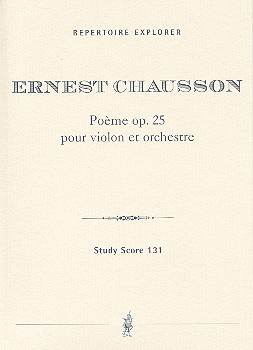 Poème op.25  für Violine und Orchester  Studienpartitur