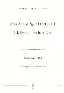 Sinfonie A-Dur Nr.3  für Orchester  Studienpartitur