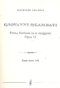 Prima sinfonia re maggiore op.11  für Orchester  Studienpartitur