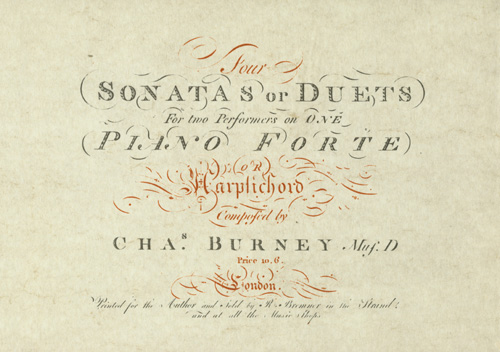 Sonatas or Duets&nbsp;&nbsp;for 2 performers on one pianoforte&nbsp;&nbsp;