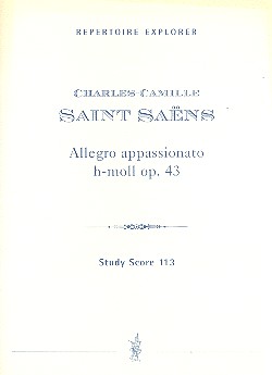 Allegro appassionato h-Moll  op.43 für Orchester  Studienpartitur
