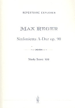 Sinfonietta A-Dur op.90  für Orchester  Studienpartitur