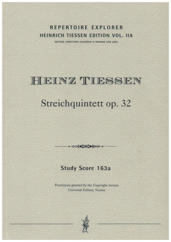 Streichquintett op.32 für  2 Violinen, 2 Violen und Violoncello  Studienpartitur
