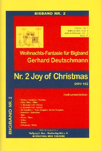 Joy of christmas DWV162: Weihnachts-Fantasie  für Bigband  