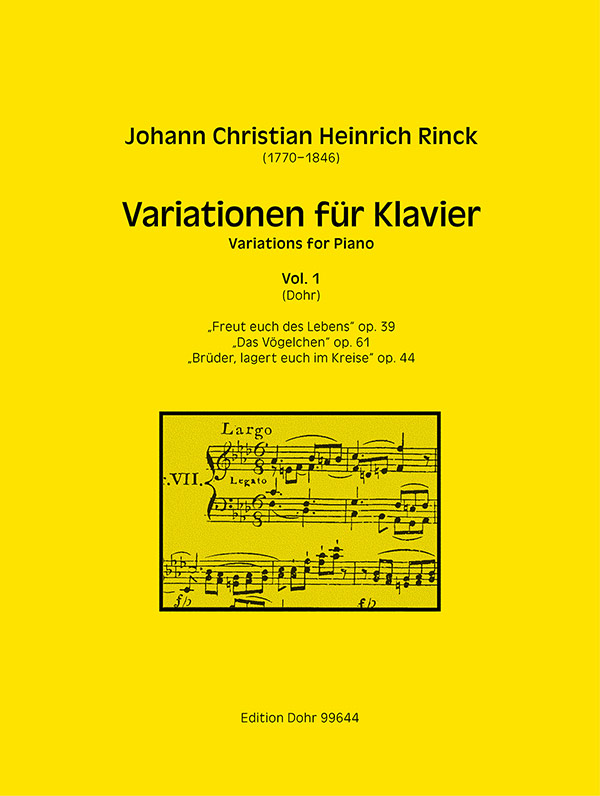 Variationen Band 1  für Klavier  