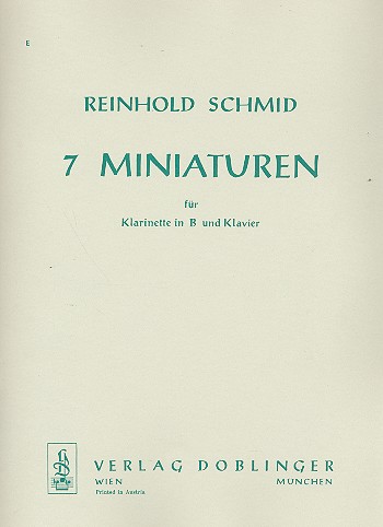 7 Miniaturen für Klarinette und Klavier    