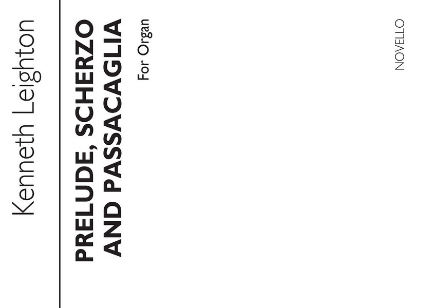 Prelude, Scherzo and Passacaglia  for organ  
