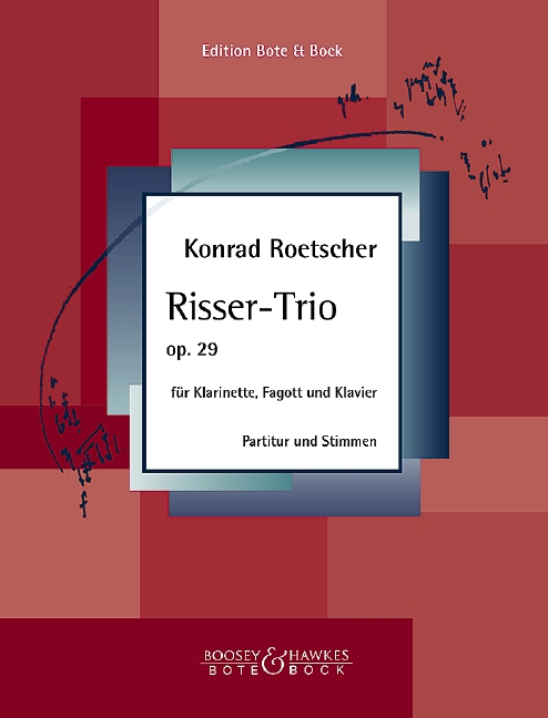 Risser-Trio op.29&nbsp;&nbsp;für Klarinette, Fagott und Klavier&nbsp;&nbsp;Stimmen